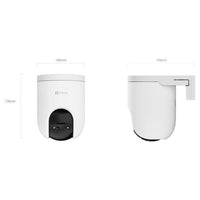 Cámara de Seguridad Wi-Fi EZVIZ H8c 2K (3MP) Exterior Panorámica 360° con Inteligencia Artificial - Fentec - Ezviz