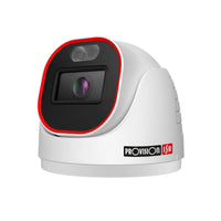 Cámara Domo IP Provision ISR 2MP 1080p IA DDA Micrófono PoE Luz Blanca IP67 (DH-320IPBN-28) - Fentec - Provision