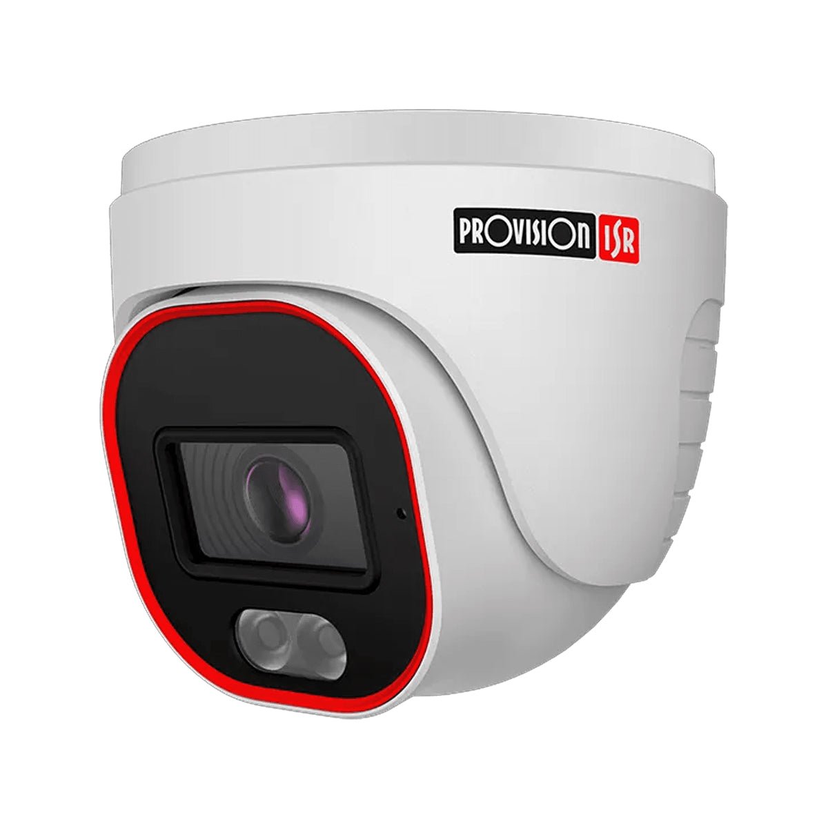 Cámara Domo IP Provision ISR 2MP 1080p IA DDA Micrófono PoE Luz Blanca IP67 (DH-320IPBN-28) - Fentec - Provision