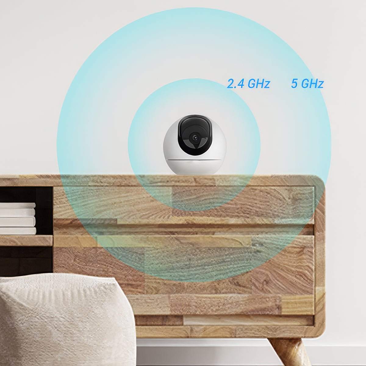 Cámara Wi-Fi EZVIZ H6 3K 360° IA Para el Hogar - Fentec - Ezviz - 5
