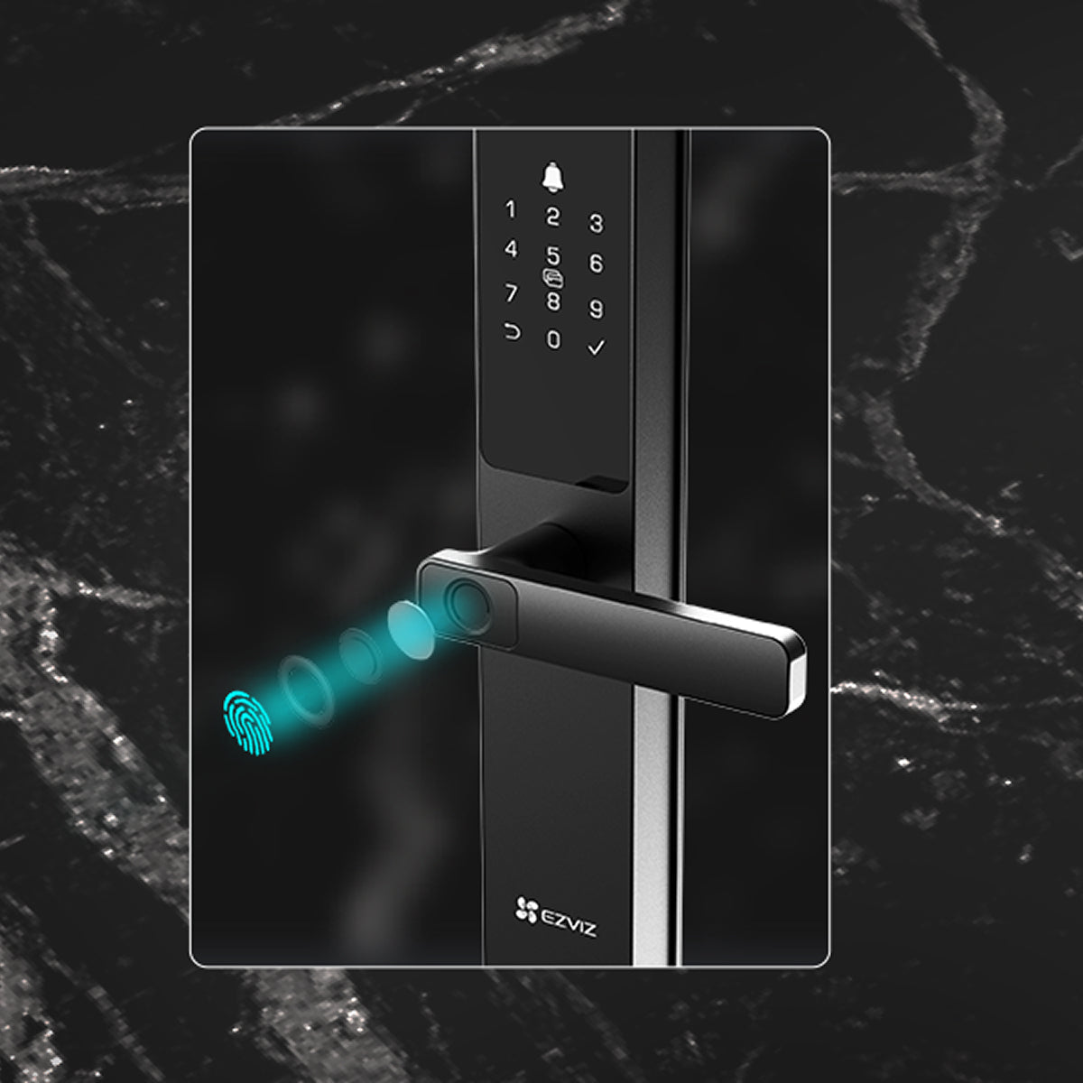 Cerradura Inteligente EZVIZ DL05 Wi-Fi Huella Digital Códigos y App IP65 (DL-05) - Fentec - Ezviz