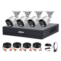 Kit de Videovigilancia Dahua 4 Canales 2MP con Audio, Iluminación Dual e Inteligencia Artificial (DH-KIT/XVR1B04-I/T/4-B1A21N) - Fentec - Dahua