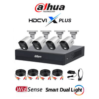 Kit de Videovigilancia Dahua 4 Canales 2MP con Audio, Iluminación Dual e Inteligencia Artificial (DH-KIT/XVR1B04-I/T/4-B1A21N) - Fentec - Dahua